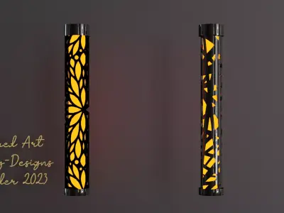 Zaun Pillars Free low-poly 3D model