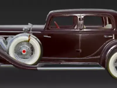 Antique car 3d model 3D model