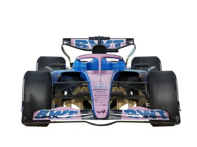 F1 Alpine A525 2025 3D model