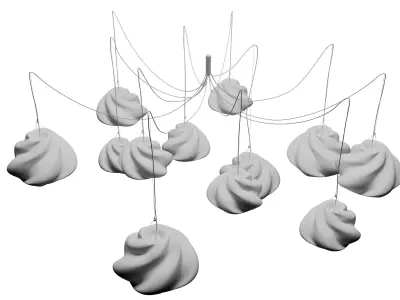 PET Chandelier 3D model