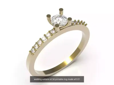 The Eternal Solitaire stl 3d jewelry ring Collection 3D Model Pack