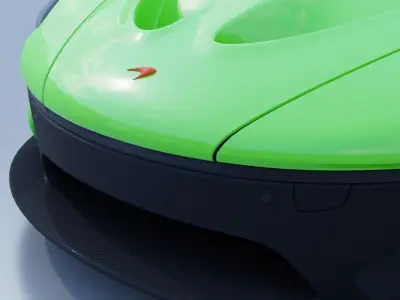 Mclaren P1 Low-poly 3D model