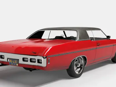 Chevrolet Caprice Coupe 1969 3D model