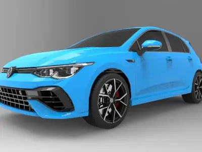 Volkswagen Golf R 8 2022 3D model