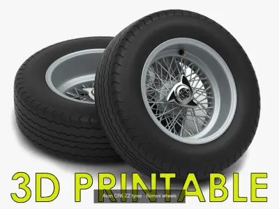 3D Printable Classic Racing Wheels Bundle 3D Model Pack