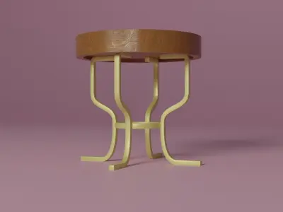 Fancy side table 3D model