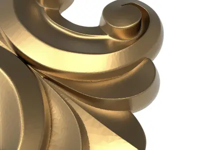  decorative pattern ready for 3D printing 3D model 217