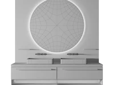 Luxury Bathroom 213 3D model