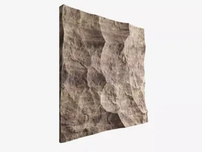 73-RockPanel rock texture 3D model