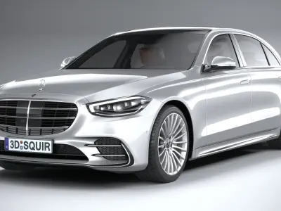 Mercedes-Benz S-Class AMG long 2021 3D model