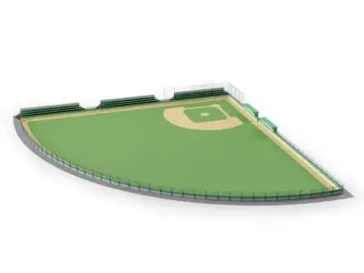Sport   Green Field 3D model