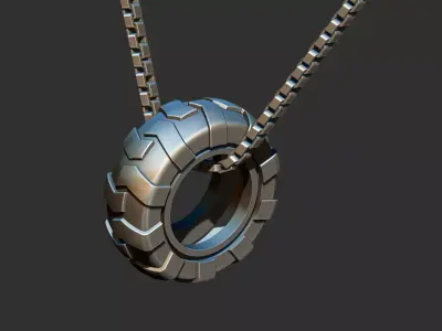 Tire Pendant - Pneu Pingente 3D print model