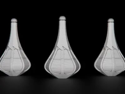 Vampire Vase PBR 3D Model Low-poly 3D model
