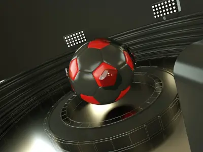 Sports 3D Opener Broadcast  File  C4d 3D model 3D model