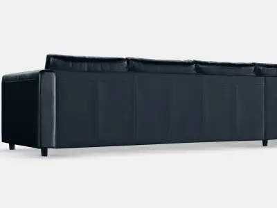 VIMLE Corner sofa 5-seat 1 Low-poly 3D model