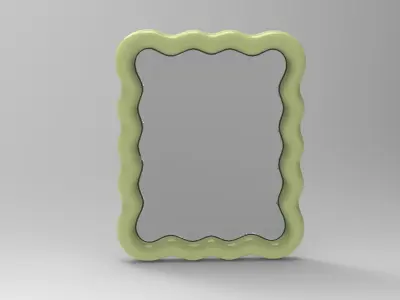 Lulu Mirror Low-poly 3D model
