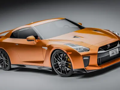 Nissan GTR R35 2022 3D model