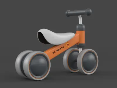 Baby Balance Bike 3D model