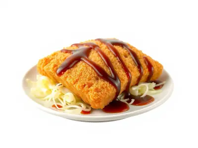 Classic Tonkatsu Plate model pack Low-poly 3D model