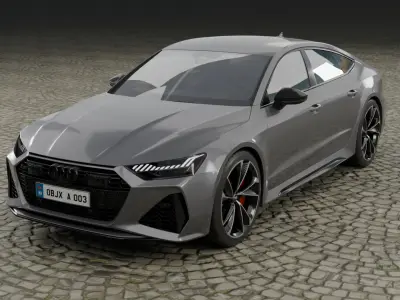 Audi RS7 Sportback 2020 3D model