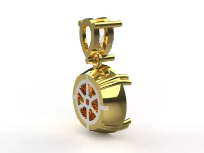 Luxury Womens Jewelry Pendant Model jp0328 3D print model