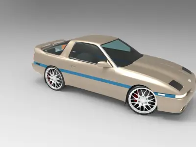 Toyota Supra MK3 3D model