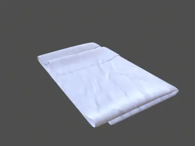 Folded Cloth Low-poly 3D model