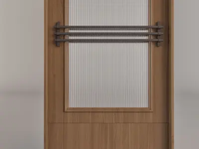Modern Interior Door 3D model