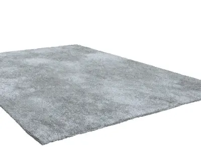 Rectangle rug  three colors 3D model