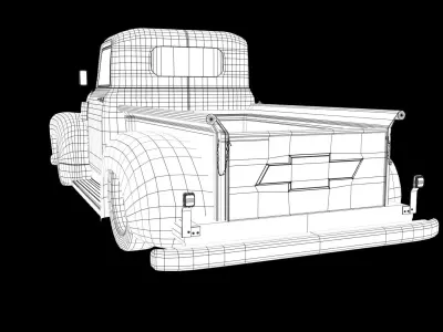 chevrolet 3100 1951 Low-poly 3D model