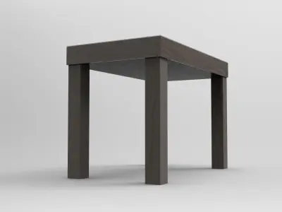 Dimen Table Low-poly 3D model