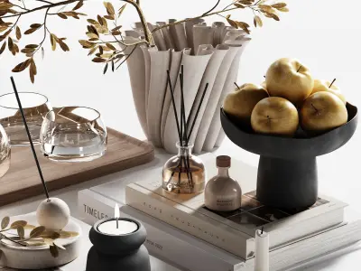 Decorative Set 34 3D model purchase