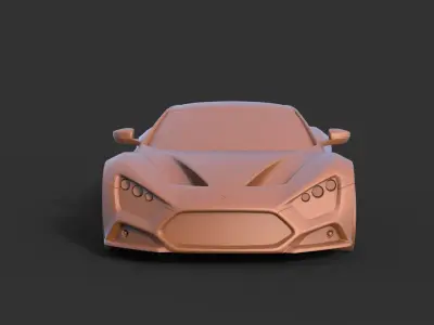 Zenvo ST1 3D print model