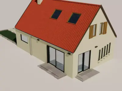 French House 3D model