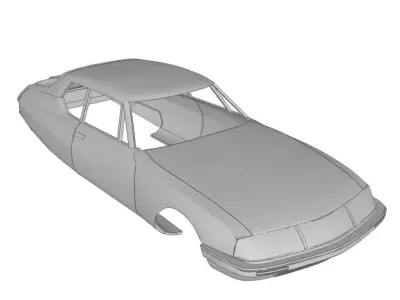 Citroen SM  3D print model