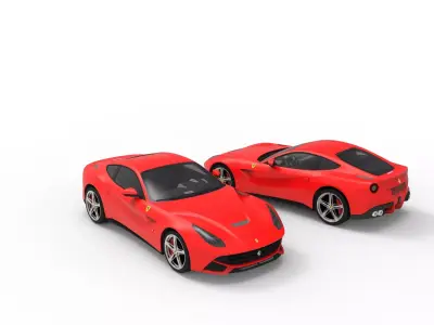 Ferrari Car 3D Model 3D model