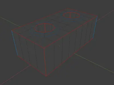 The boring company - Brick PBR 2K Textures Low-poly 3D model