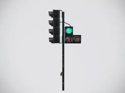Traffic Light 3D model