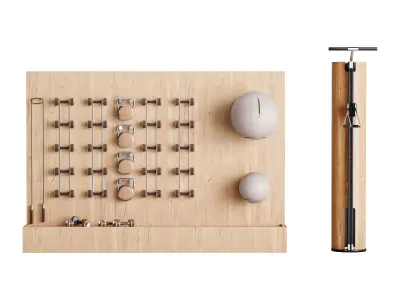 Gym equipment 01 3D model