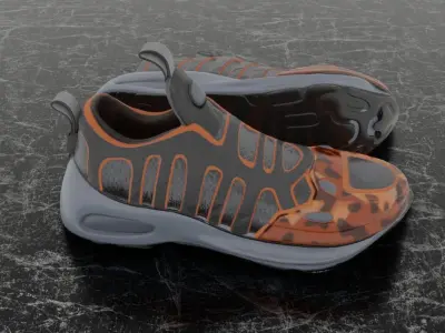 CUSTOM 3D SHOE - AVATAR SHOE Low-poly 3D model
