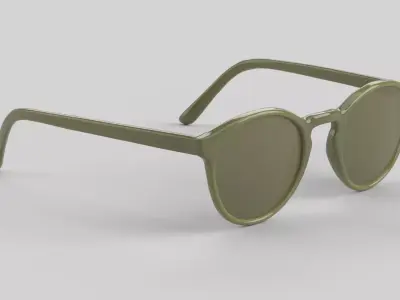Trendy Eyewear Glasses Low-poly 3D model