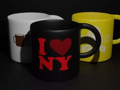 Simple mug Free 3D model