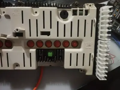 Digifiz 993709100 AMP 926505 Sockets Black and White 3D print model