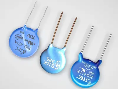 Varistors Set 3D model