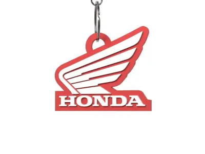 Honda keychain 04 3D print model