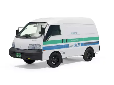 Mazda Bongo Van Marukosi 2000 Low-poly 3D model
