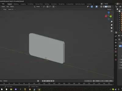 Nintendo Switch model made int Blender 3D print model