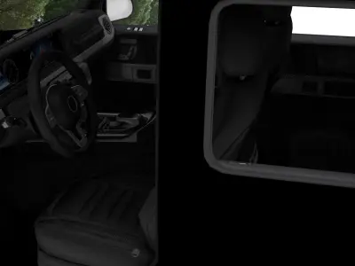  Brabus G-Class Custom Matte Black Edition 3D model