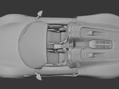 Porsche 918 spyder 3D print model