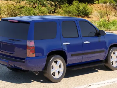 Full-Size SUV Simple Interior Generic 3D model